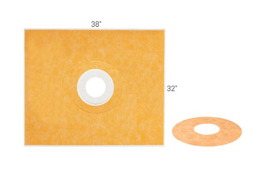 Schluter®-KERDI-SHOWER-TT center drain placement